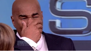 steve harvey breaks down after seeing his mamas house
