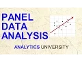 Panel Data Analysis Econometrics Fixed effect Random effect Time Series Data Science
