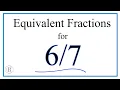 How to Find Equivalent Fractions for