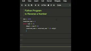 Program to reverse a Number