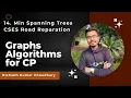14 Minimum Spanning Trees Graph Algorithm For CP CSES Road Reparation