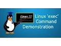 Linux exec Command Demonstration