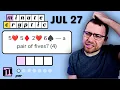 What s This A Poker Themed Clue to Solve Minute Cryptic - July 27 2026