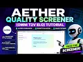 Outlier Aether Quality Screener OMNI T2V Elo Tutorial How to Pass the Onboarding