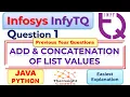 InfyTq Previous Year Questions InfyTq Coding Question 1 with Solution in Python Java