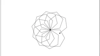 Python Turtle Polygon Flower