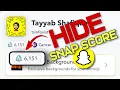 How To Hide Snap Score on Snapchat 2023