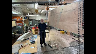 31 May 2024  The hull is removed from the strongback