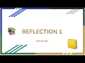 CSEC English SBA Reflection 1 Sample