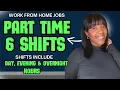 Part Time 6 Shift Options A Beginner Friendly Job Remote PT Work From Home Jobs 2025