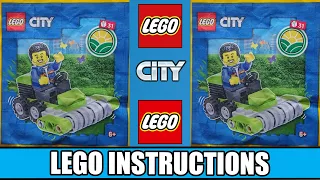 LEGO Instructions | City Magazine | 952303 | Worker with Lawnmower