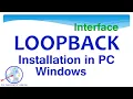 How to Create loopback interface in Windows loopback ip