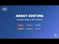 PHP Array Sorting Mastering sort asort ksort More