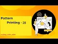 Pattern Printing - 28 in python