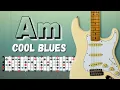 Lagu Cool BLUES Guitar Backing Track in Am