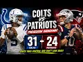 Patriots vs Colts 34-31 Tactical Breakdown Full Highlights
