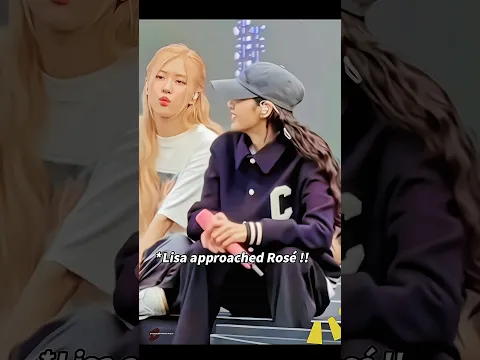 Lisa shows Rosé something, which shocks Rosé
