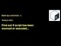 Condition for checking if bash script has been sourced