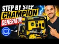 Step by step instructions for Champion Generator