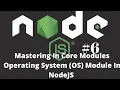 Node JS Core Module OS Modules Operating System module in NodeJS in Hindi