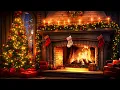Lagu Brenda Lee, Frank Sinatra, Bing Crosby, Nat King Cole Christmas Songs✨🎄🔥 5 Hours Crackling Fireplace