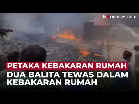 Tragis! Kebakaran Rumah Di Kendari Renggut Nyawa Dua Balita