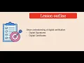 Year 13 Lesson 24 - Digital Certification