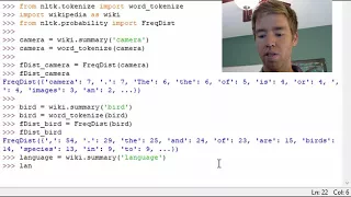 Ep 11 Python NLTK Frequency Distribution