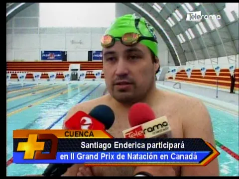 Santiago Enderica participará en II Grand Prix de Natación en Canadá