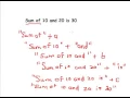 Java program to add two numbers without user input