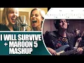Lagu I Will Survive + Maroon 5 Mashup - Pomplamoose ft. Andie Case | Bass Transcription