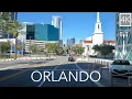 Downtown Orlando 4K Drive Winter Park O-Town Scenic City Driving