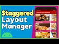 StaggeredLayoutManager in RecyclerView in Android