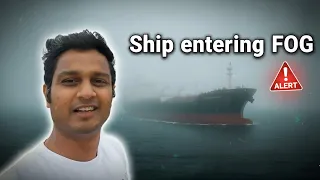பனியில் செல்லும் கப்பல் Ship going in fog