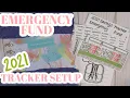 Our 2021 EMERGENCY FUND SAVINGS TRACKER SETUP How To Track Savings Goals Plum Paper Planners