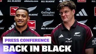 Welcome Back Scott Barrett & Shannon Frizell | All Blacks Press Conference