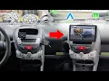 Download Lagu Android Auto/Apple CarPlay Radio Install Peugeot 107, Toyota Aygo, Citroen C1