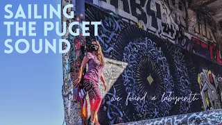 Sailing the Puget Sound: We found a Labyrinth and graffiti art! (League 27)
