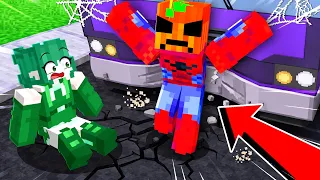 Fui SPIDER MAN para SALVAR a MIS AMIGOS en Minecraft