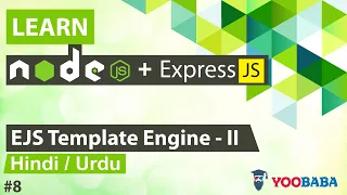 ExpressJS EJS Template - II Tutorial in Hindi Urdu