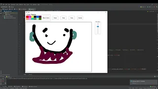 PAINT PROGRAM in PYTHON Tkinter Troy Codes