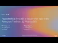 AWS re Invent 2019 Automatically scale a serverless app with Amazon Textract MongoDB SVS210-S