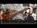 Lagu MÖTLEY CRÜE - Piece of your action (bass cover w/ Tabs \u0026 lyrics)