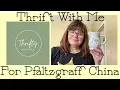 Thrift With Me For Pfaltzgraff China