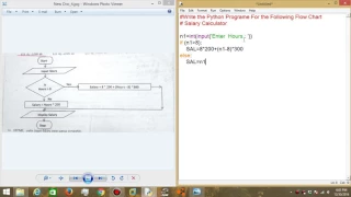 Tutorial Python Salary Calculator Flow Chart