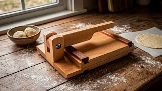 Cómo hacer una prensa tortillera de madera PASO a PASO