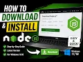 How to Download Install Node js on Windows 11 10 Step-by-Step Guide