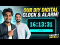 Build a Modern Digital Clock with Rainy Background Animation HTML CSS JavaScript Project