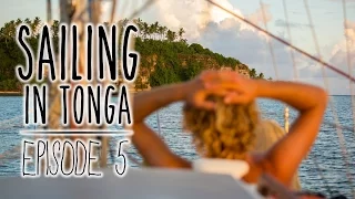 Sailing, Exploring Shipwrecks & Spearfishing dinner at remote Tongan Island Ep.5