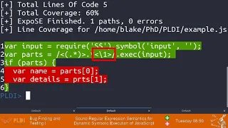 Sound Regular Expression Semantics for Dynamic Symbolic Execution of JavaScript